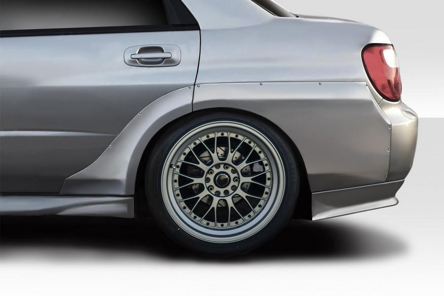 2002-2007 Subaru Impreza WRX STI Duraflex VRS Wide Body Rear Fender Flares - 4 Piece - 114922