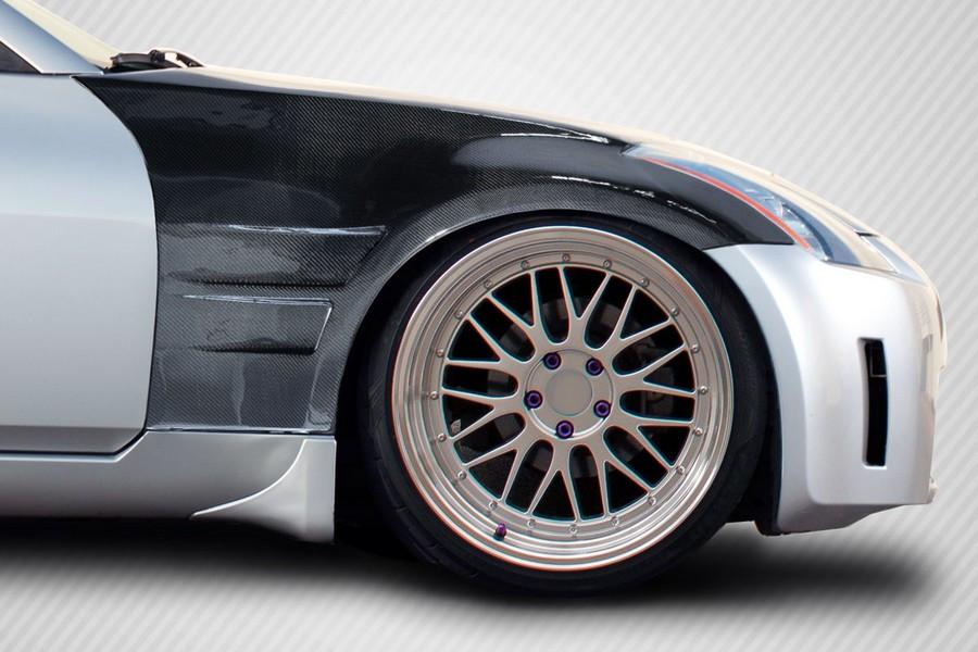 2003-2008 Nissan 350Z Z33 Carbon Creations GT Concept Fenders - 2 Piece - 115456