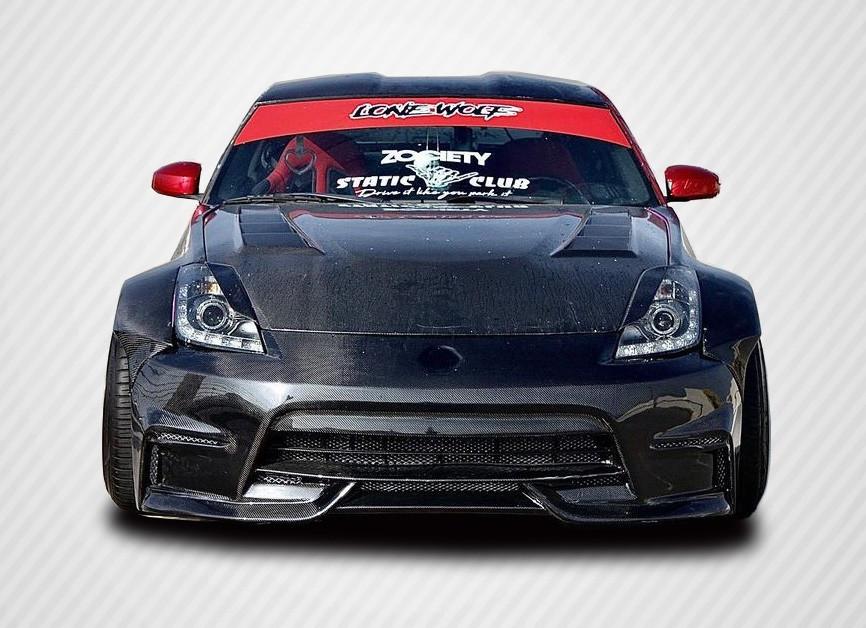 2003-2008 Nissan 350Z Z33 Carbon Creations N4 Front Bumper Cover - 1 Piece - 115458