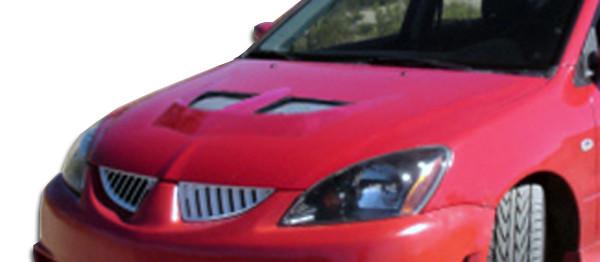 2004-2007 Mitsubishi Lancer Duraflex Evo Hood - 1 Piece - 104189
