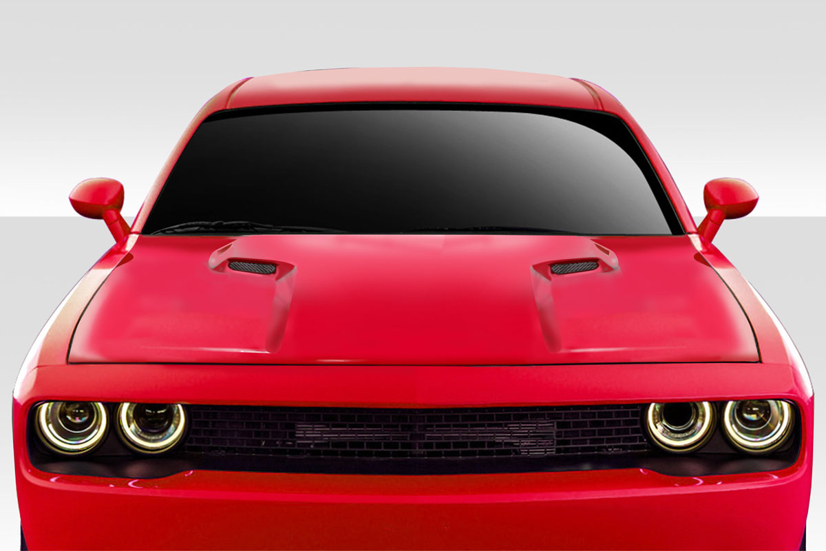 2008-2023 Dodge Challenger Duraflex SRT Look Hood - 1 Piece