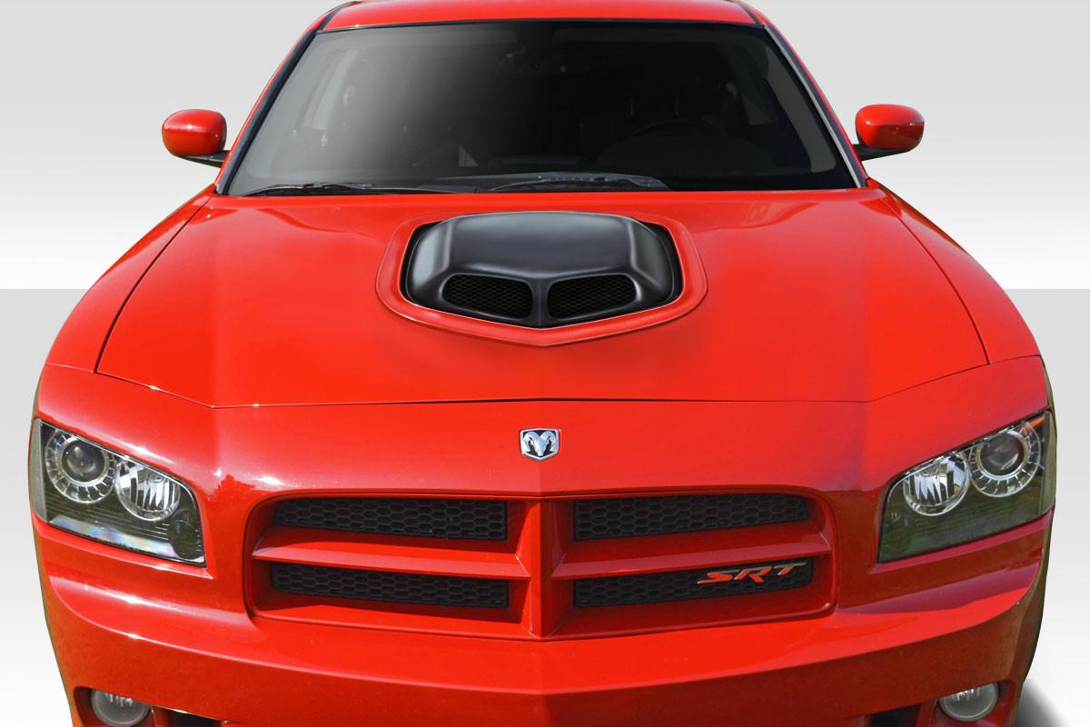 2006-2010 Dodge Charger Duraflex Shaker Hood - 1 Piece - 115177
