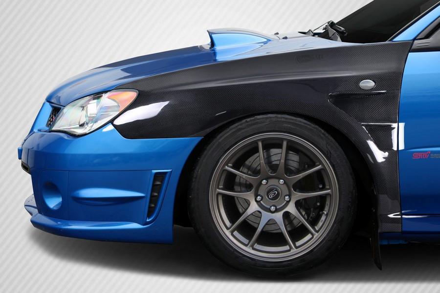 2006-2007 Subaru Impreza WRX STI 4DR Carbon Creations C Speed 20mm Front Fenders - 2 Piece - 115566