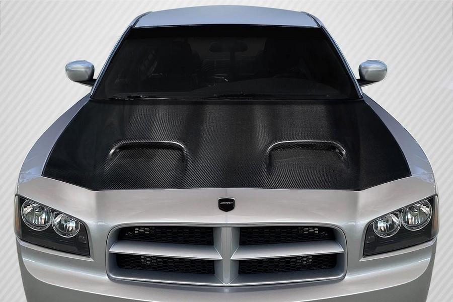 2006-2010 Dodge Charger Carbon Creations Redeye Look Hood - 1 Piece - 118198