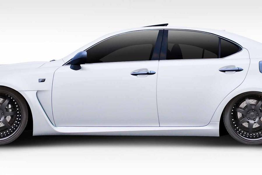 2008-2014 Lexus IS-F Duraflex W-1 Side Skirts Rocker Panels - 2 Piece - 114740