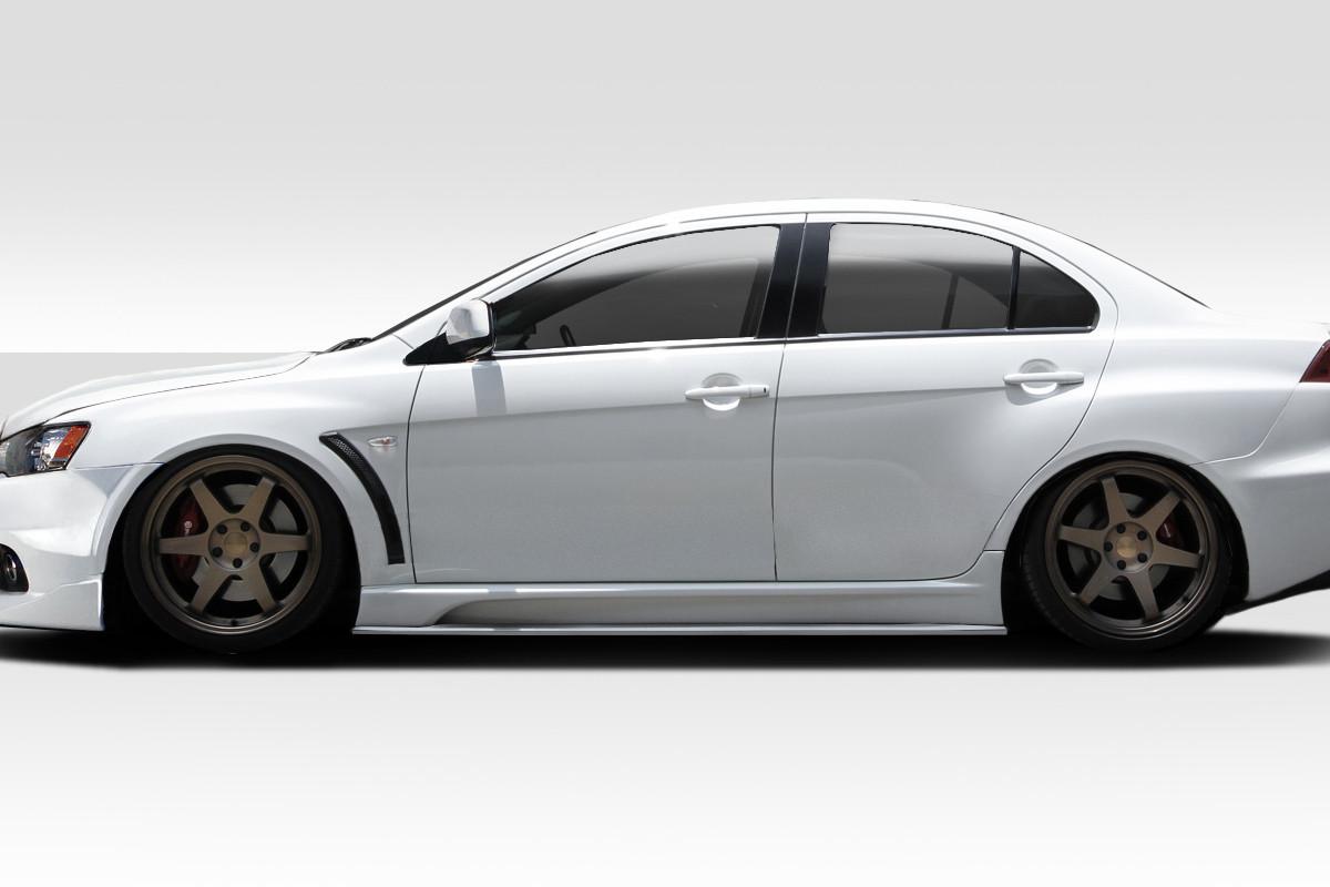 2008-2017 Mitsubishi Lancer Duraflex VR-S Sideskirt - 2 Piece - 112753