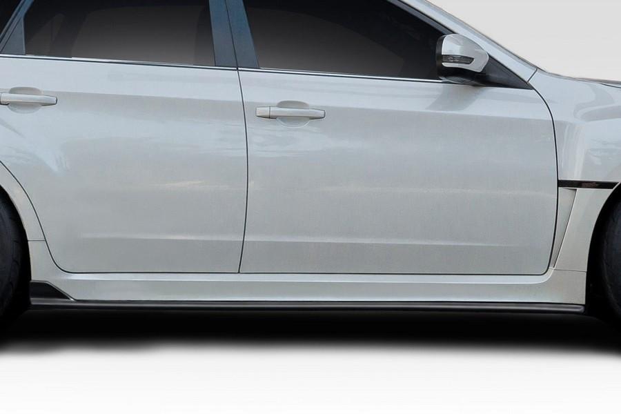 2008-2014 Subaru Impreza STI 4DR / 5DR / 2011-2014 Impreza WRX 4DR / 5DR Duraflex STI S206 Look Side Skirt Splitters - 2 Piece - 119831