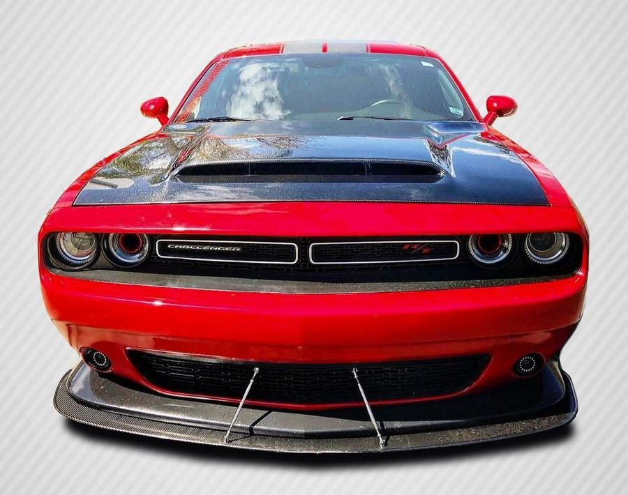 2008-2023 Dodge Challenger Carbon Creations Demon Look Hood - 1 Piece - 115689