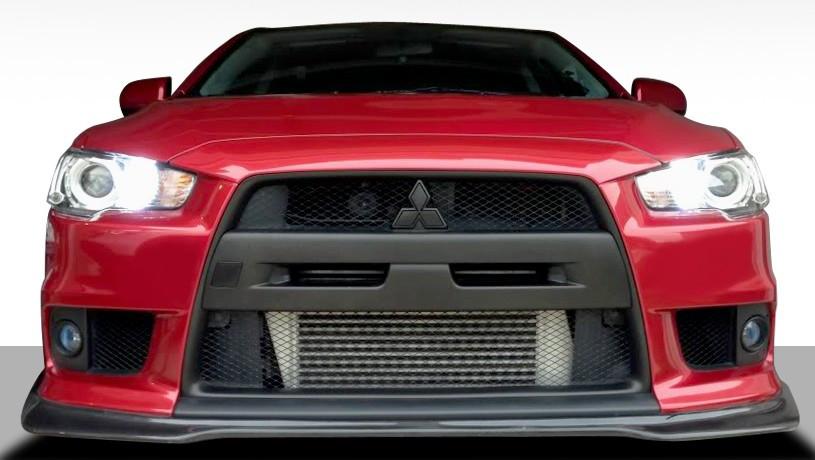 2008-2015 Mitsubishi Lancer Evolution 10 Duraflex JDP Style Front Lip - 1 Piece - 119596