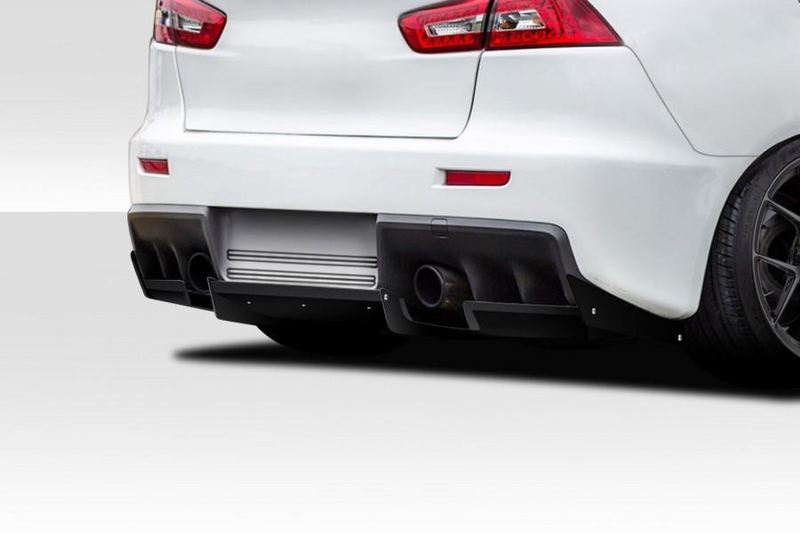 2008-2015 Mitsubishi Lancer Evolution 10 Duraflex VR-S Rear Diffuser - 1 Piece - 113560