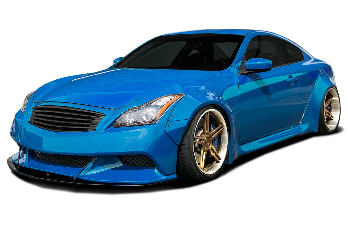 2008-2015 Infiniti G Coupe G37 Q60 Duraflex Circuit 75MM Fender Flares Kit - 4 Piece - 112738
