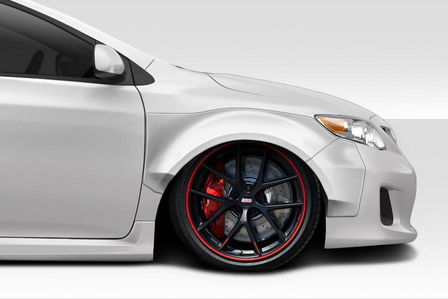 2009-2013 Toyota Corolla Duraflex CPR Front Fender Flares - 4 Piece - 116845