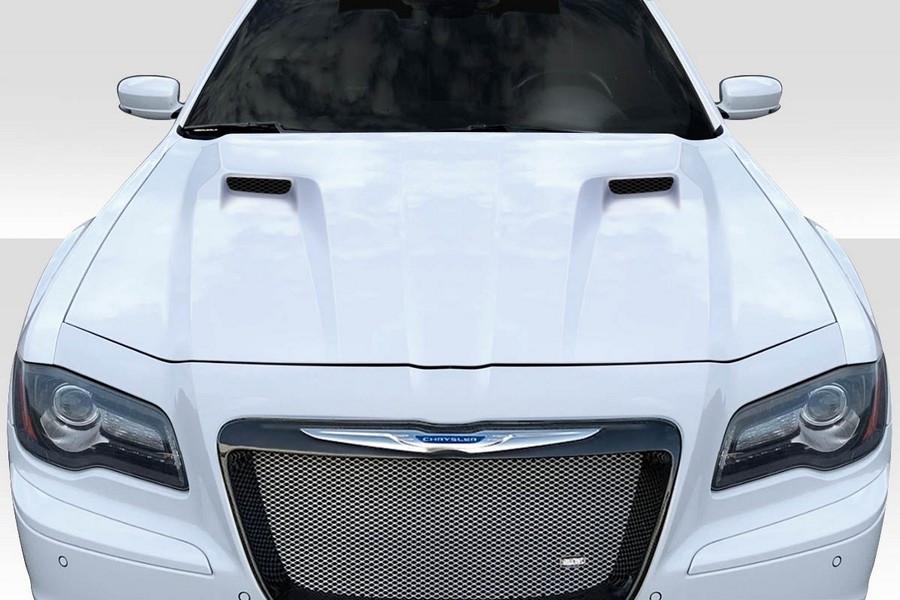 2011-2023 Chrysler 300 Duraflex Challenger Look Hood - 1 Piece - 118371