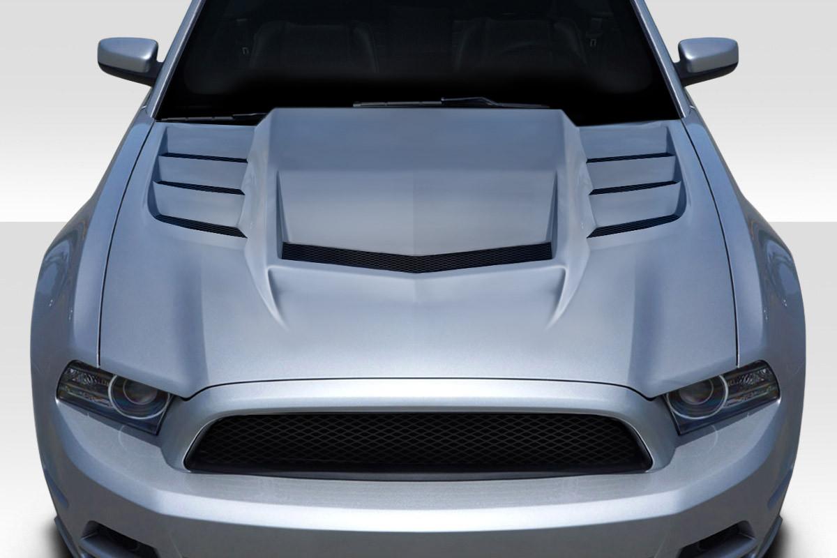 2013-2014 Ford Mustang Duraflex Interceptor Hood - 1 Piece - 118125
