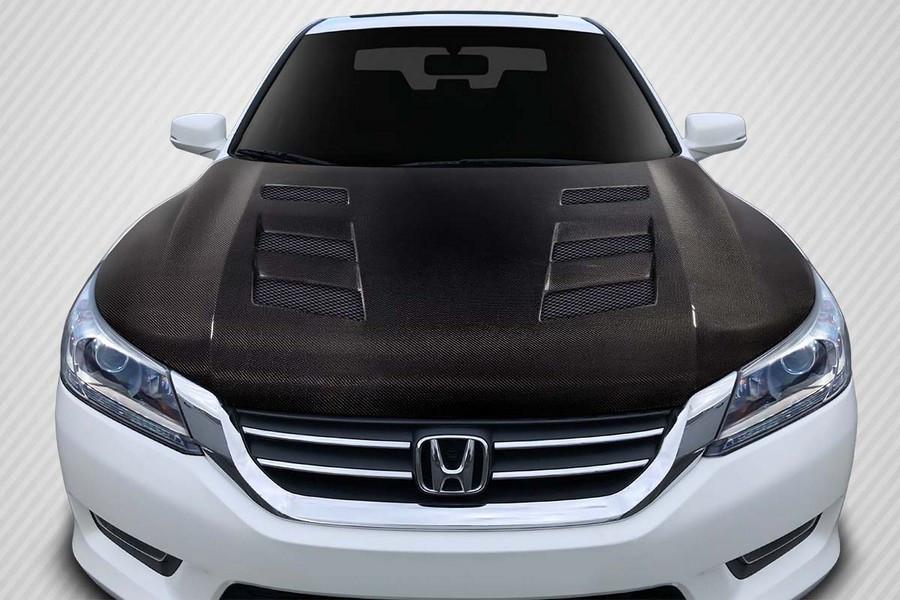 2013-2015 Honda Accord 4DR Carbon Creations AM-S Hood - 1 Piece - 115505