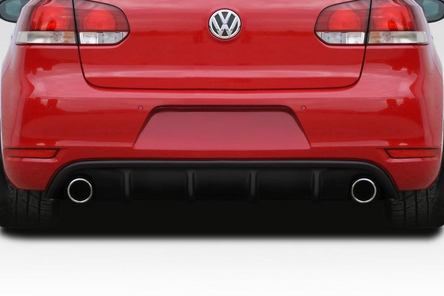 2010-2014 Volkswagen Golf GTI Duraflex Krone Rear Diffuser - 1 Piece - 118177
