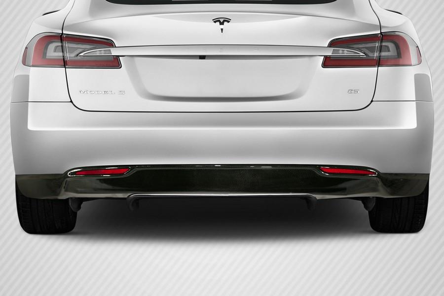 2012-2016 Tesla Model S Carbon Creations UTech Rear Diffuser - 1 Piece - 113555
