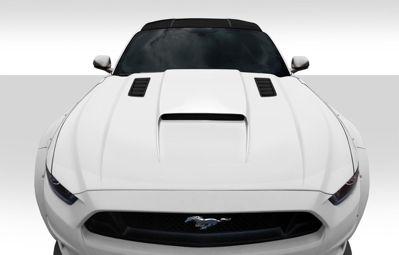 2015-2017 Ford Mustang Duraflex CVX Hood - 1 Piece - 112579