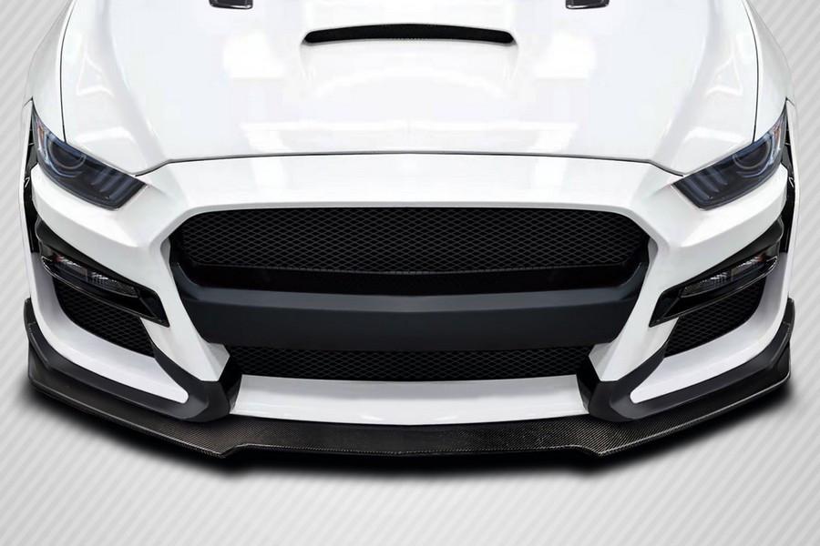 2015-2017 Ford Mustang Carbon Creations GT500 Look Front Lip Spoiler Air Dam - 1 Piece - 116689