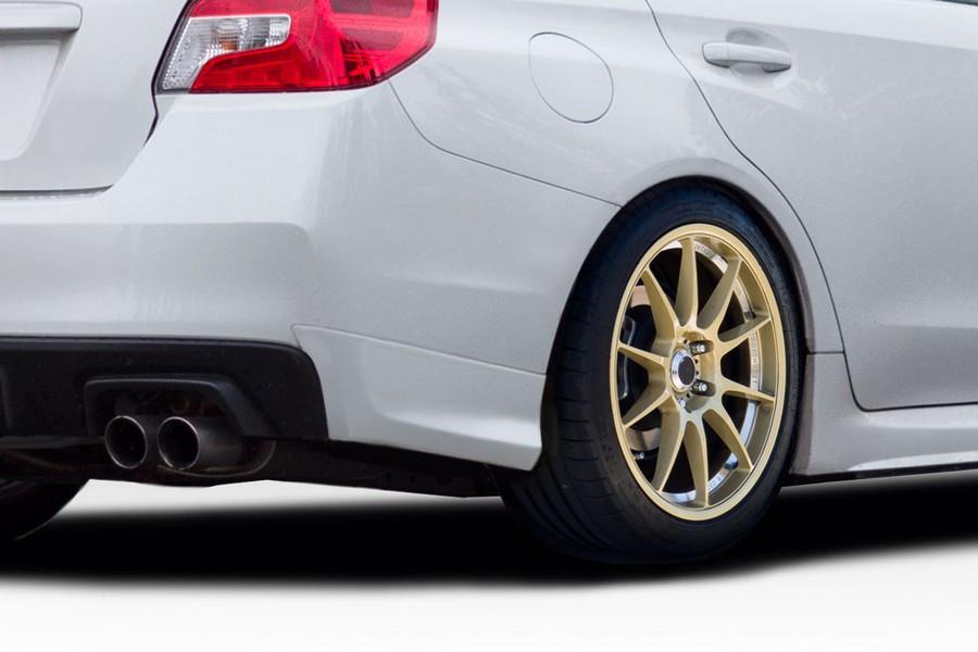 2015-2021 Subaru WRX STI Duraflex OEM Look Splash Guard Rear Add Ons - 2 Piece - 116580
