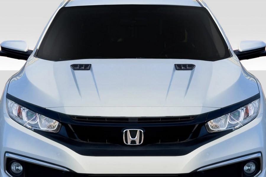 2016-2021 Honda Civic Duraflex Broman Hood - 1 Piece - 117592