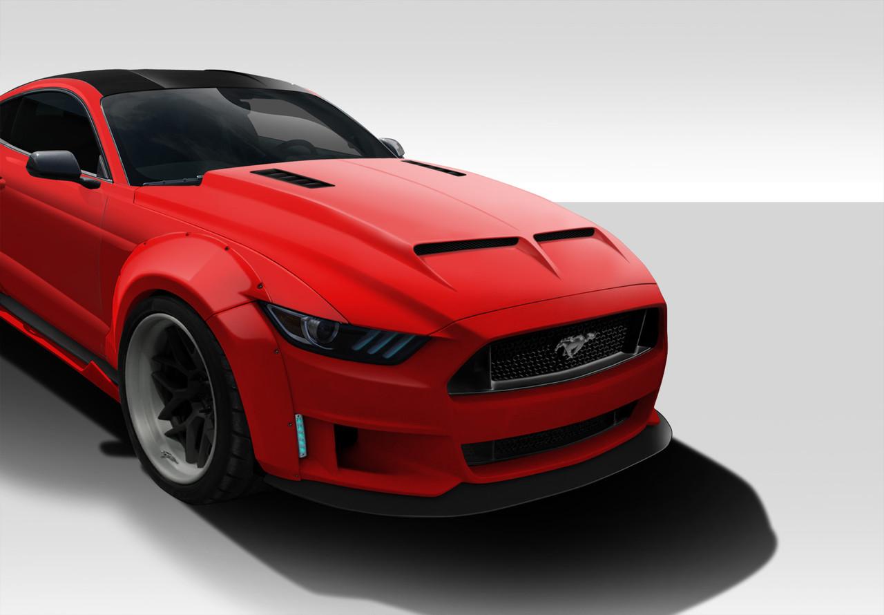 2015-2017 Ford Mustang Duraflex GT500 Hood - 1 Piece - 112578