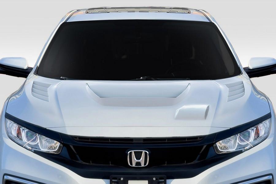 2016-2021 Honda Civic Duraflex Time Attack Hood - 1 Piece - 117489