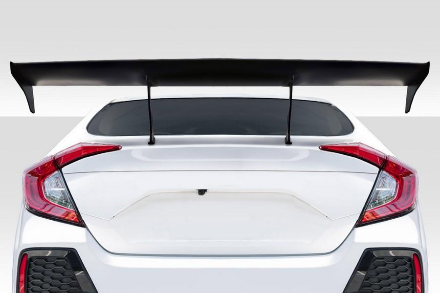 2016-2021 Honda Civic 4DR Duraflex Broman Wing Spoiler - 5 Pieces - 117594