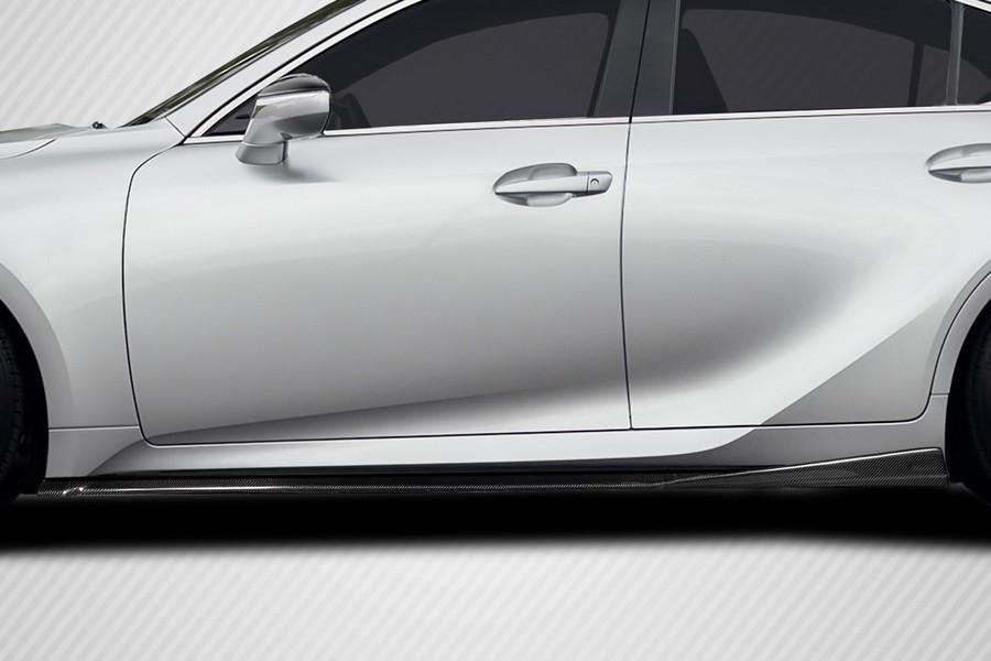 2021-2023 Lexus IS300 IS350 Carbon Creations Geisha Side Skirt Rocker Panels - 2 Pieces - 119905