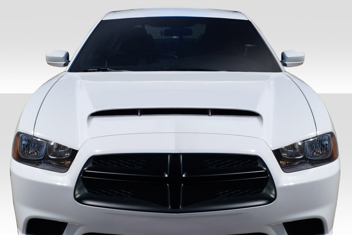 2011-2014 Dodge Charger Duraflex Demon Look Hood - 1 Piece