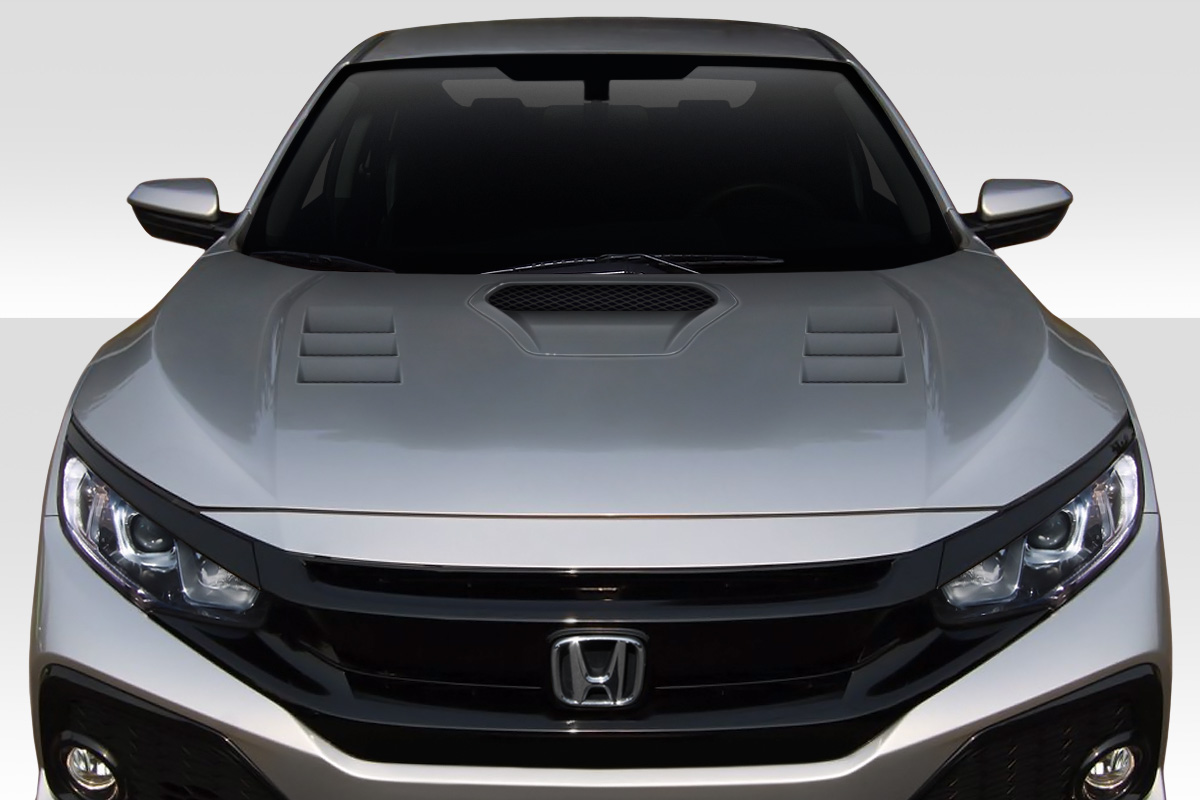 2016-2021 Honda Civic Duraflex TS 1 Hood - 1 Piece