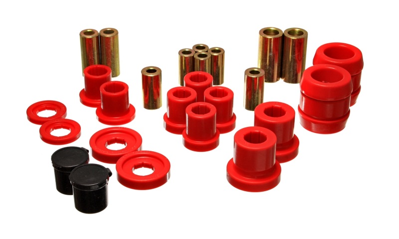 Energy Suspension 00-09 Honda S2000 Red Front End Control Arm Bushing Set - 16.3120R