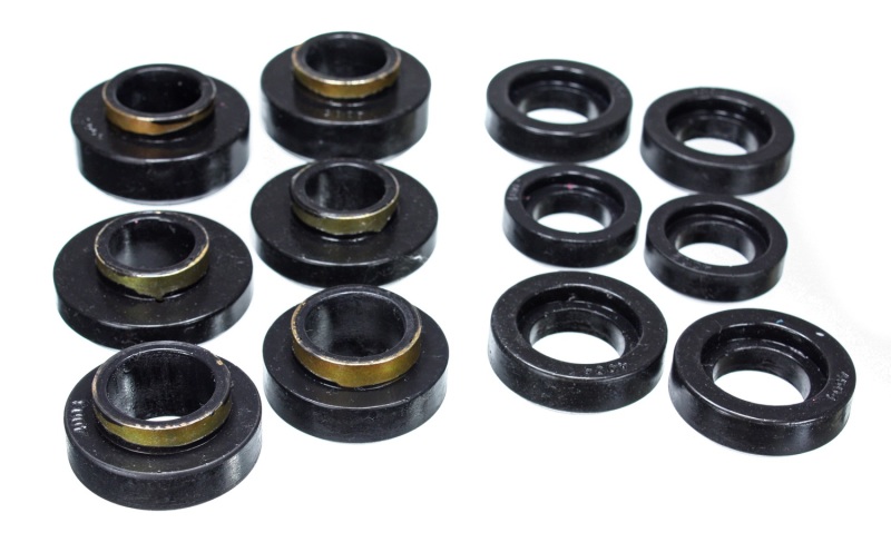 Energy Suspension GM Black Body to Frame Mount and Radiator Support Bushing Set - 3.4101G