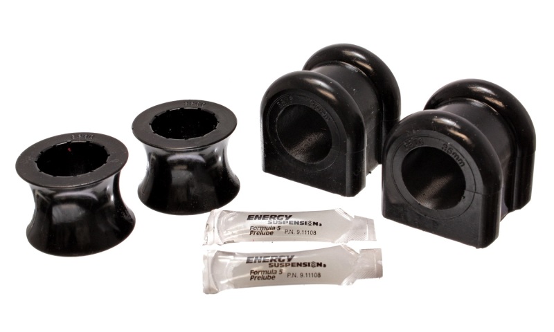 Energy Suspension 00-04 Dodge Dakota 4WD / 00-04 Durango 4WD Black 35mm Front Sway Bar Bushing Set - 5.5168G