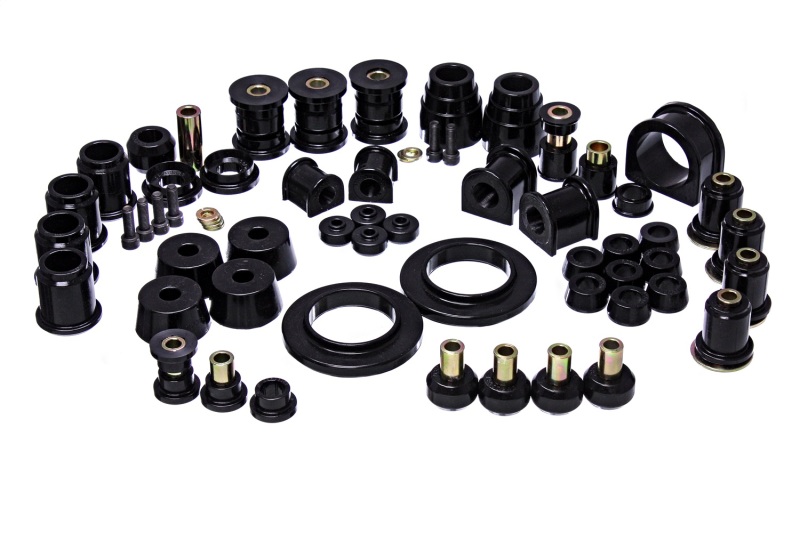 Energy Suspension 00-02 Toyota 4Runner 4WD Black Hyper-Flex Master Bushing Set - 8.18114G