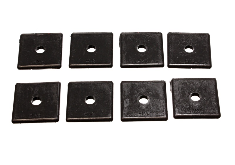 Energy Suspension Pad - Med - 2in SQ x 7/16in ID x 1/4in H - Black - 9.9533G