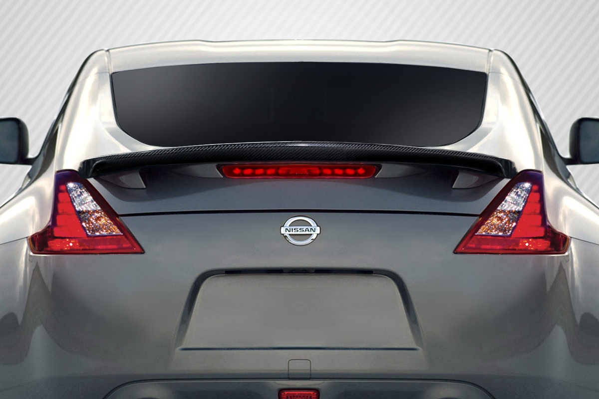 2009-2020 Nissan 370Z Z34 2DR Coupe Carbon Creations M Spec Rear Wing Spoiler Add On - 1 Piece (S)