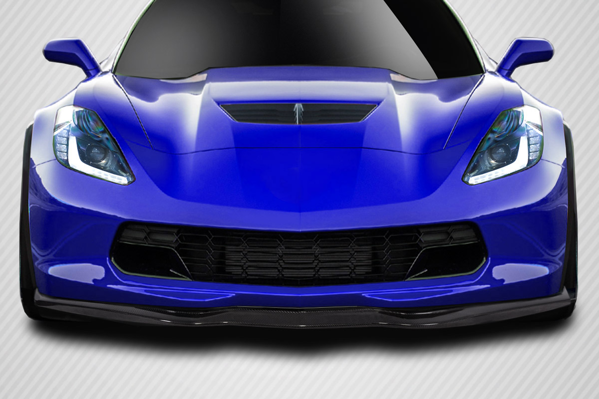 2014-2019 Chevrolet Corvette C7 Carbon Creations GMX Front Lip Splitter - 1 Piece ( Base Model ) (S)