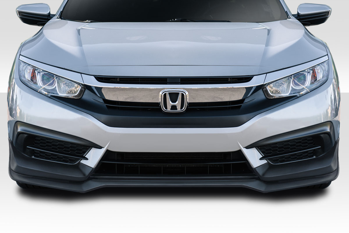 2016-2018 Honda Civic 2DR 4DR Duraflex Type M Front Lip Under Spoiler - 1 Piece
