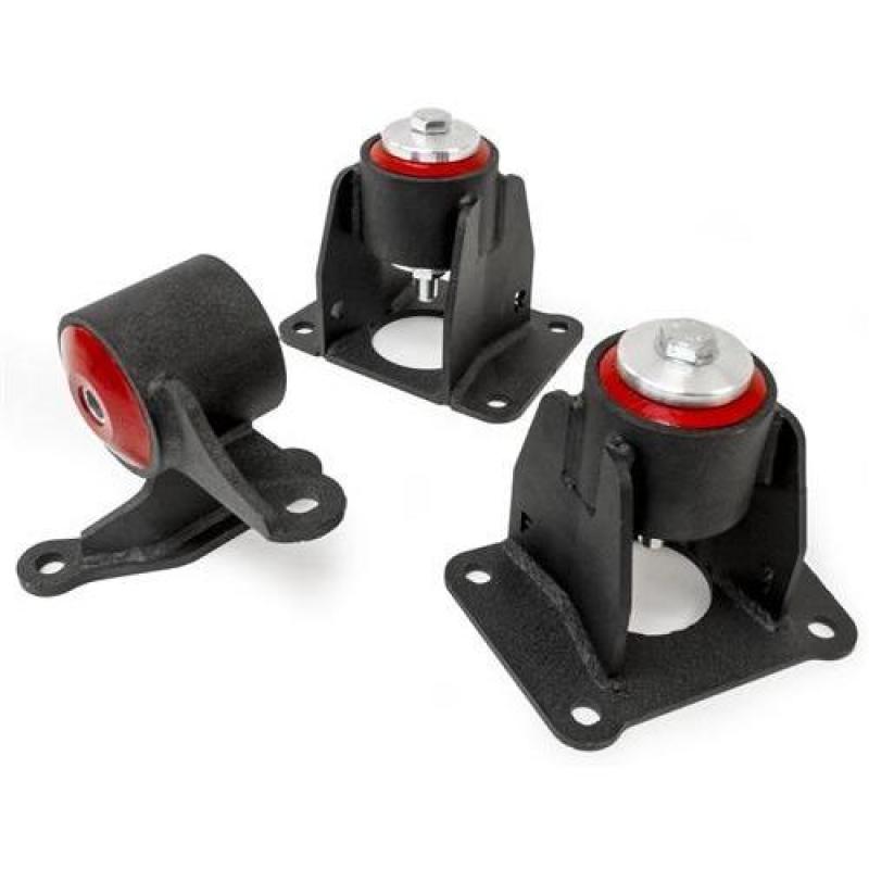 Innovative 98-02 Accord J-Series Black Steel Mounts 75A Bushings (Auto Chassis Auto Trans) - 10350-75A