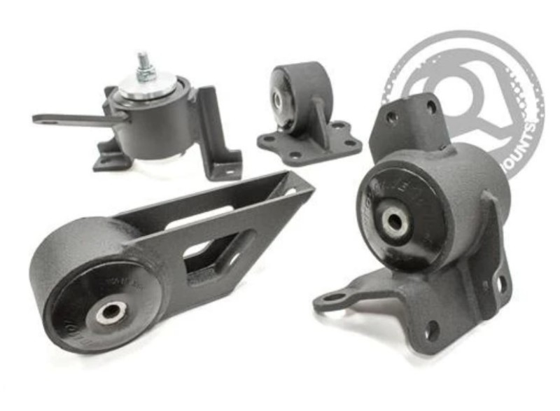 Innovative 05-12 Lotus ELISE/EXIGE 2ZZ Black Steel Mounts 60A Bushings - 60950-60A