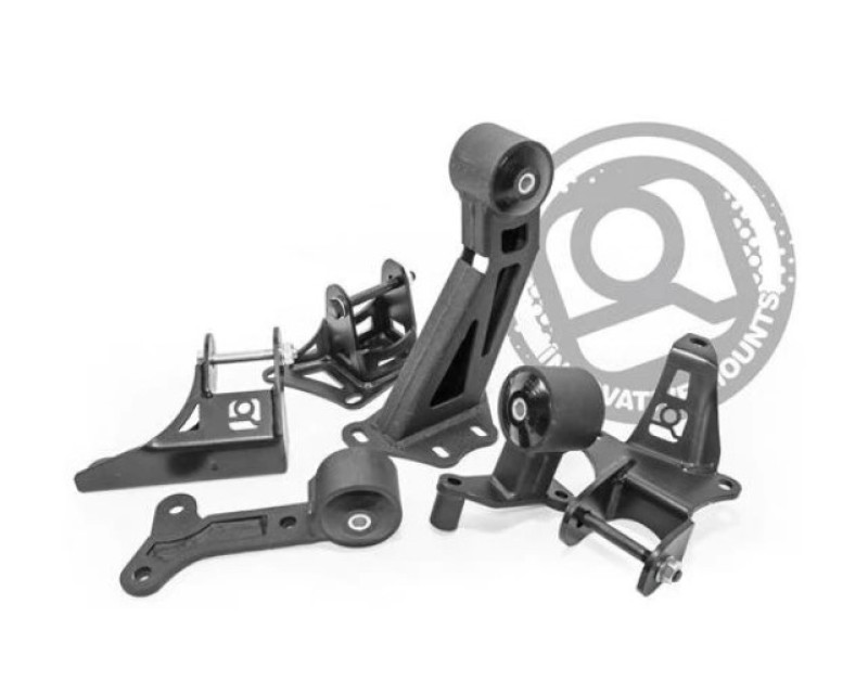 Innovative 97-01 Prelude J-Series Black Steel Mounts 85A Bushings - 80152-85A