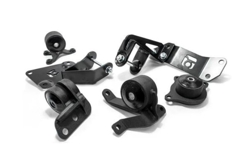 Innovative 01-05 Civic K-Series Black Steel Mounts 95A Bushings (Not K24 Trans) - 90550-95A