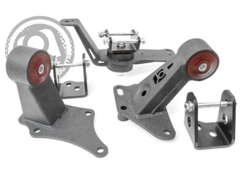 Innovative 00-09 Honda S2000 K-Series Black Steel Mounts 75A Bushings - 90758-75A