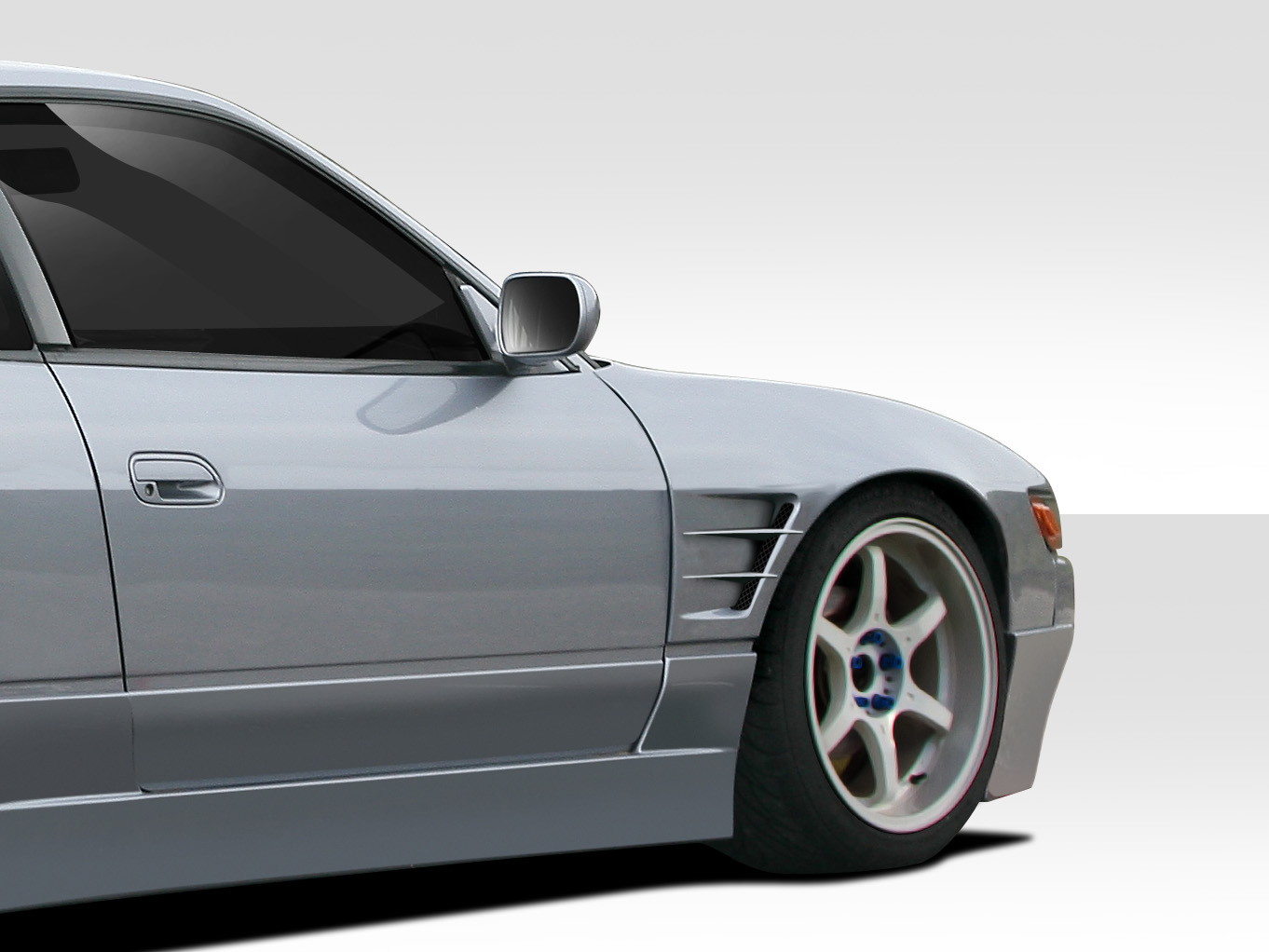 1989-1994 Nissan Silvia S13 Duraflex G-PR Front Fenders (+30mm) - 2 Piece