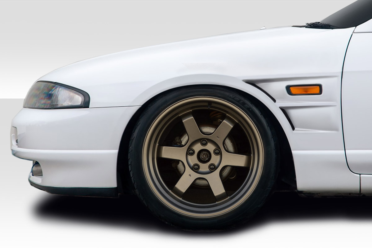 1995-1998 Nissan Skyline R33 2DR Duraflex D1 Sport 20MM Front Fenders - 2 Piece