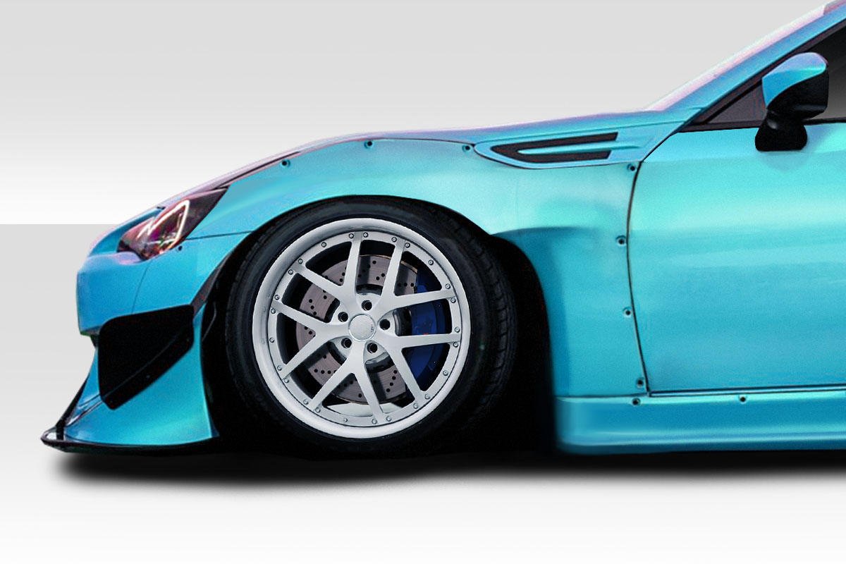 2013-2020 Scion FR-S Toyota 86 Subaru BRZ Duraflex Wide Body GT500 V3 Front Fenders - 2 Piece