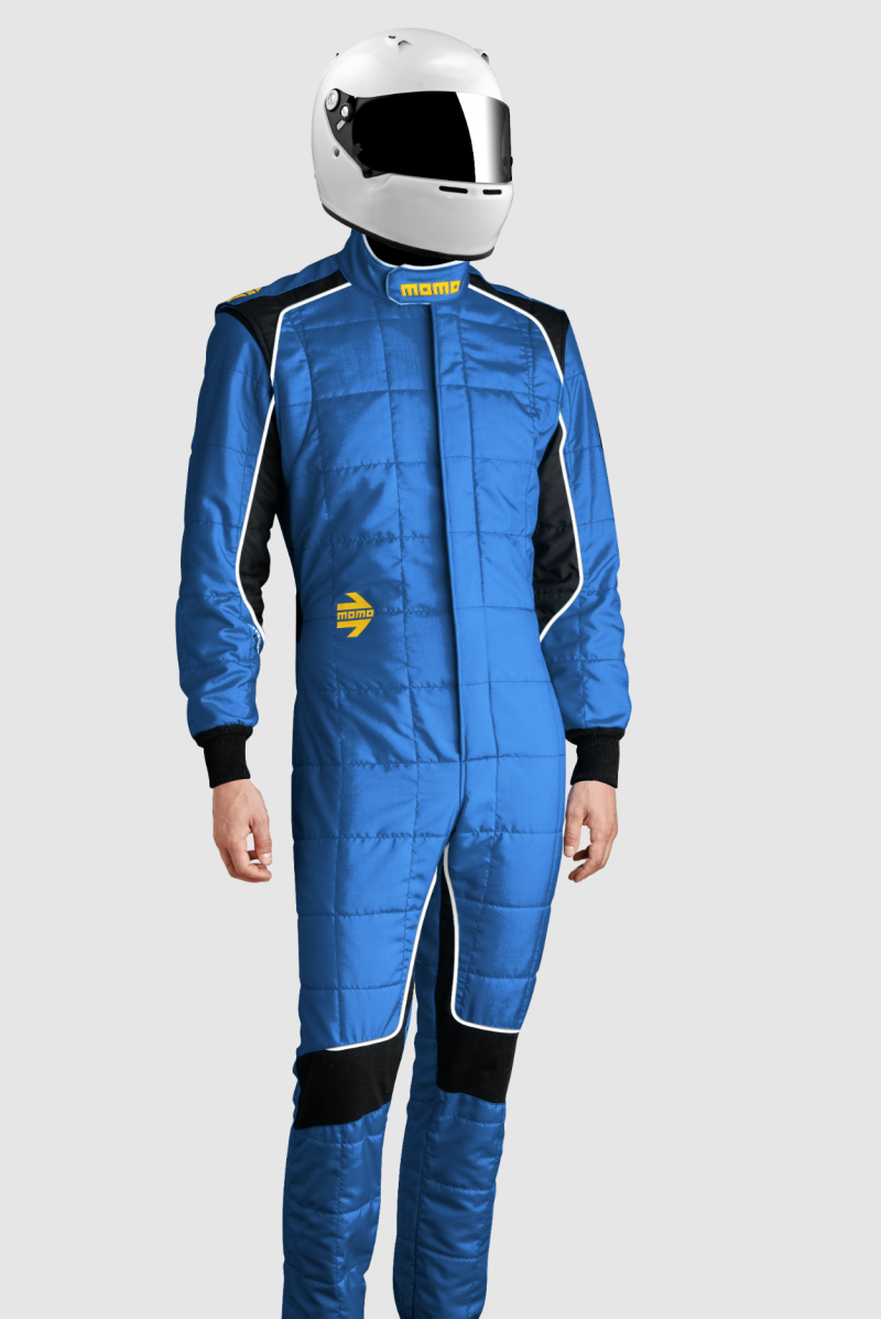 Momo Corsa Evo Driver Suits Size 54 (SFI 3.2A/5/FIA 8856-2000)-Blue - TUCOEVOBLU54