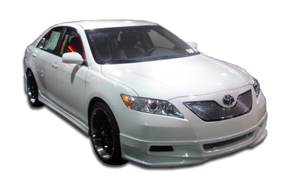 2007-2009 Toyota Camry Duraflex Racer Body Kit - 4 Piece - Includes Racer Front Lip Under Spoiler Air Dam (103472) Racer Side Skirts Rocker Panels (103473) Racer Rear Lip Under Spoiler Air Dam (103474)