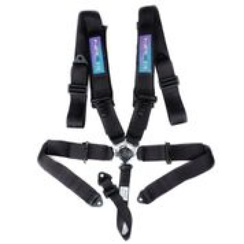 NRG 5PT 3in. Seat Belt Harness / Cam Lock - Black - SBH-B6PCBK